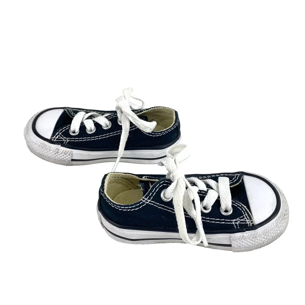 Converse Chuck Taylor All Star Sneakers Infant 4 Black LKNU Baby Tennis Shoes